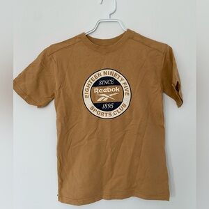 Reebok Tan V-Neck Tee (Boys 8-10)